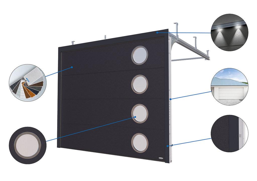 NOUVEAU Porte De Garage Sectionnelle Isol e De 70mm AFM Bruckert nouveau-porte-de-garage-sectionnelle-isol-e-de-70mm-afm-bruckert